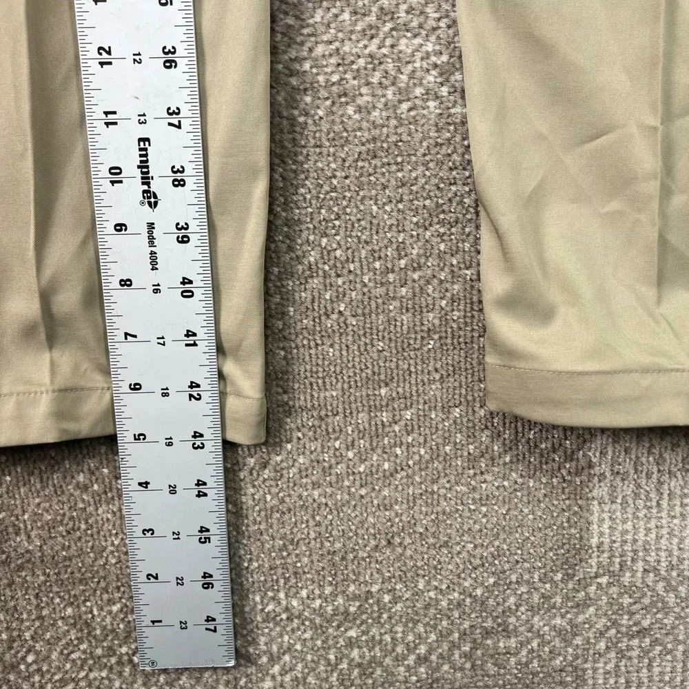 NWT Nike Golf Men 32x32 Khaki Tan Dri-FIT‎ Flat Front Chino Pants 833194-235